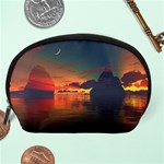 Digital Art Artwork Fantasy Landscape Sky Nature Accessory Pouch (Large) Back