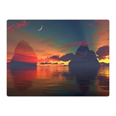 Digital Art Artwork Fantasy Landscape Sky Nature Double Sided Flano Blanket (Mini) 