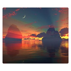 Digital Art Artwork Fantasy Landscape Sky Nature Double Sided Flano Blanket (Small) 