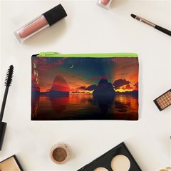 Digital Art Artwork Fantasy Landscape Sky Nature Cosmetic Bag (XS)