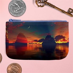 Digital Art Artwork Fantasy Landscape Sky Nature Large Coin Purse