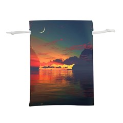 Digital Art Artwork Fantasy Landscape Sky Nature Lightweight Drawstring Pouch (L)