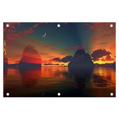 Digital Art Artwork Fantasy Landscape Sky Nature Banner and Sign 6  x 4 