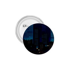 City Building Pixel Art Vaporwave 1 75  Buttons by danenraven