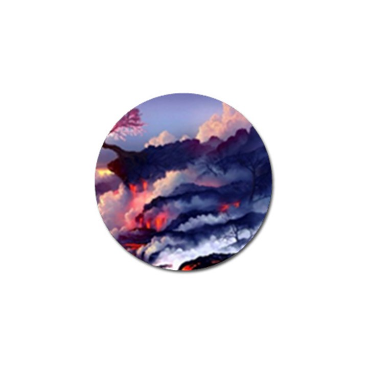 Cherry Blossom Tree On Cliff Digital Wallpaper Cherry Blossom On Cliff Mountain Nature Golf Ball Marker