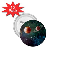 Planet Galaxy Fantasy 1.75  Buttons (10 pack)