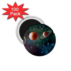 Planet Galaxy Fantasy 1 75  Magnets (100 Pack)  by danenraven