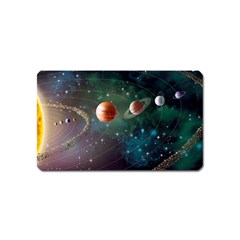 Planet Galaxy Fantasy Magnet (Name Card)