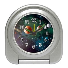 Planet Galaxy Fantasy Travel Alarm Clock