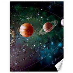 Planet Galaxy Fantasy Canvas 36  x 48 