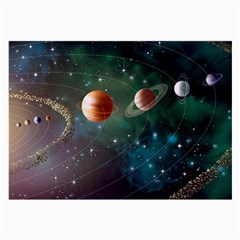 Planet Galaxy Fantasy Large Glasses Cloth