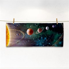 Planet Galaxy Fantasy Hand Towel