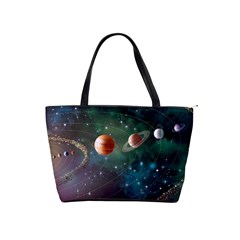 Planet Galaxy Fantasy Classic Shoulder Handbag by danenraven