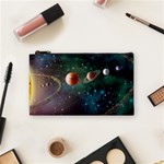 Planet Galaxy Fantasy Cosmetic Bag (Small) Front