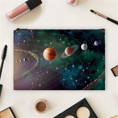 Planet Galaxy Fantasy Cosmetic Bag (large) by danenraven