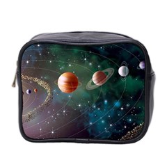 Planet Galaxy Fantasy Mini Toiletries Bag (two Sides) by danenraven