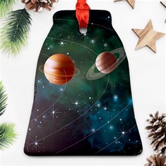 Planet Galaxy Fantasy Bell Ornament (Two Sides)