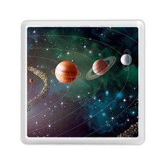 Planet Galaxy Fantasy Memory Card Reader (square) by danenraven