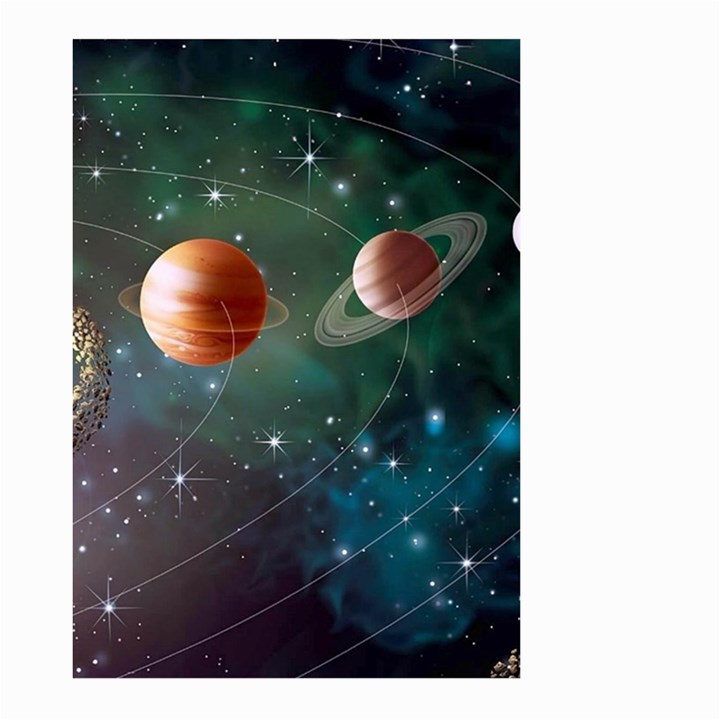 Planet Galaxy Fantasy Large Garden Flag (Two Sides)