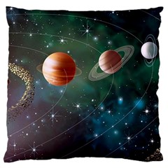 Planet Galaxy Fantasy Large Cushion Case (One Side)