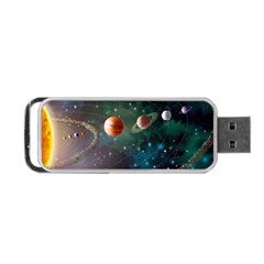 Planet Galaxy Fantasy Portable USB Flash (One Side)