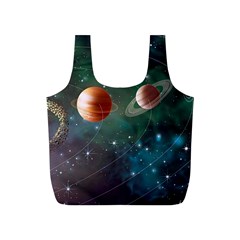 Planet Galaxy Fantasy Full Print Recycle Bag (S)