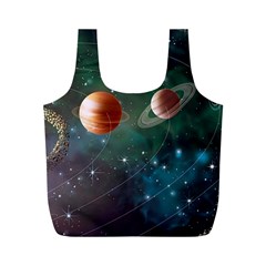 Planet Galaxy Fantasy Full Print Recycle Bag (m) by danenraven