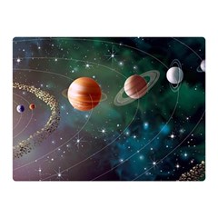 Planet Galaxy Fantasy Double Sided Flano Blanket (Mini) 