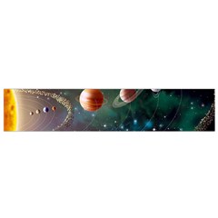 Planet Galaxy Fantasy Small Flano Scarf