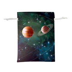 Planet Galaxy Fantasy Lightweight Drawstring Pouch (s) by danenraven