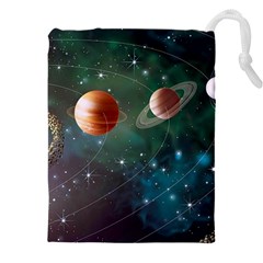 Planet Galaxy Fantasy Drawstring Pouch (4XL)