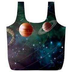 Planet Galaxy Fantasy Full Print Recycle Bag (xxxl) by danenraven