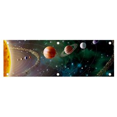 Planet Galaxy Fantasy Banner and Sign 6  x 2 