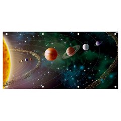 Planet Galaxy Fantasy Banner And Sign 8  X 4 