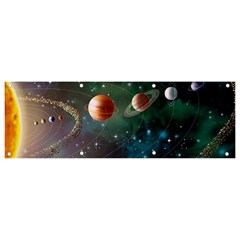 Planet Galaxy Fantasy Banner and Sign 9  x 3 