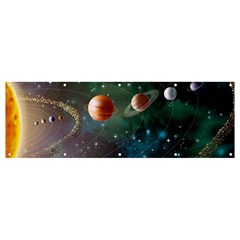 Planet Galaxy Fantasy Banner And Sign 12  X 4 