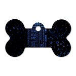 The Doctor Tardis Dog Tag Bone (One Side) Front