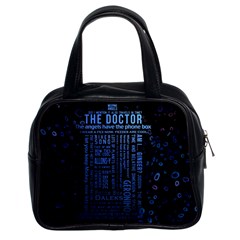 The Doctor Tardis Classic Handbag (two Sides) by danenraven