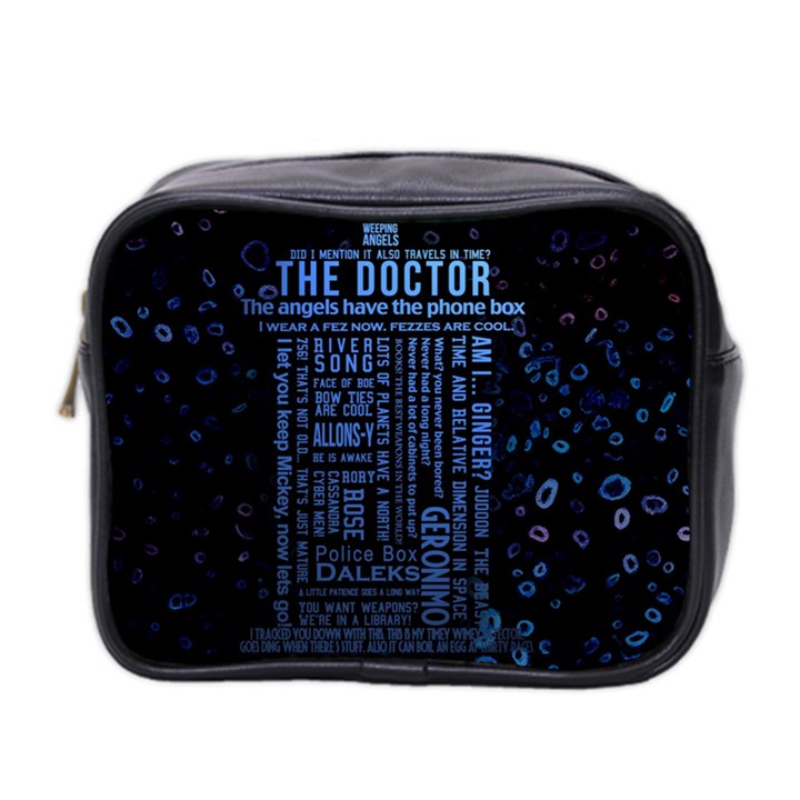 The Doctor Tardis Mini Toiletries Bag (Two Sides)