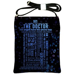 The Doctor Tardis Shoulder Sling Bag by danenraven