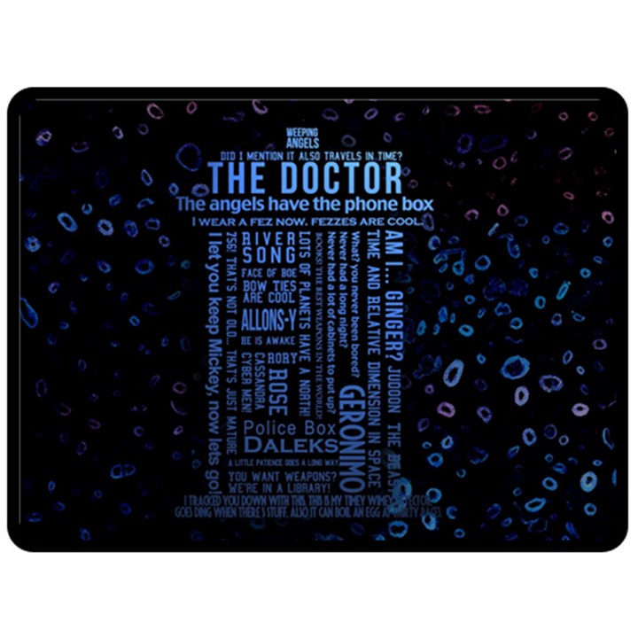 The Doctor Tardis Fleece Blanket (Large) 