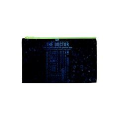 The Doctor Tardis Cosmetic Bag (xs) by danenraven