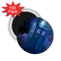 Doctor Who Tardis 2 25  Magnets (100 Pack)  by danenraven