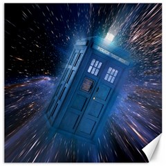 Doctor Who Tardis Canvas 16  X 16  by danenraven