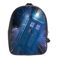 Doctor Who Tardis School Bag (xl) by danenraven