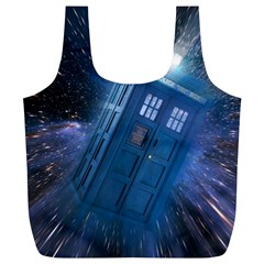 Doctor Who Tardis Full Print Recycle Bag (xl) by danenraven