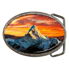 Himalaya Mountains Landscape  Nature Belt Buckles