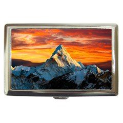 Himalaya Mountains Landscape  Nature Cigarette Money Case by danenraven