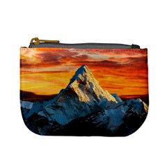 Himalaya Mountains Landscape  Nature Mini Coin Purse by danenraven