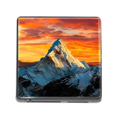 Himalaya Mountains Landscape  Nature Memory Card Reader (square 5 Slot) by danenraven